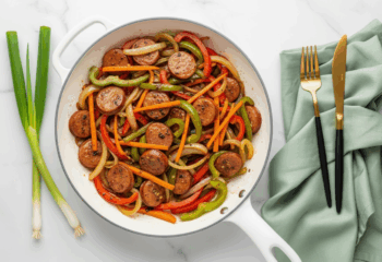 SAU'SAGE PEPPERS & ONION